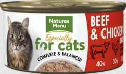 Natures Menu Especially For Cats Beef & Chicken Wet Cat Food Cans - 18 X 85g