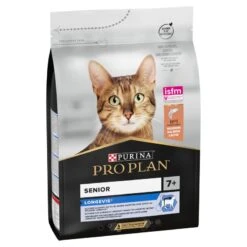 Pro Plan Senior Adult 7+ Salmon Dry Cat Food - 3kg -Cat Mania Shop PRO PLAN Original Senior longevis Salmon Dry Cat Food 3kg vetshop 4