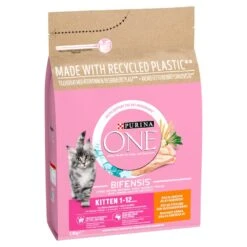Purina One Chicken And Whole Grain Junior/Kitten Dry Cat Food - 2.8kg -Cat Mania Shop Purina ONE Adult Kitten Junior Food Chicken and Whole Grain Dry Cat Food 2.8KG vetshop 9