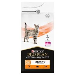 Pro Plan Veterinary Diet Feline OM ST/OX Obesity Management Dry Cat Food - 1.5kg -Cat Mania Shop Purina Veterinary Diet Feline OM ST OX Obesity Management Dry Cat Food 1 5Kg vetshop 3