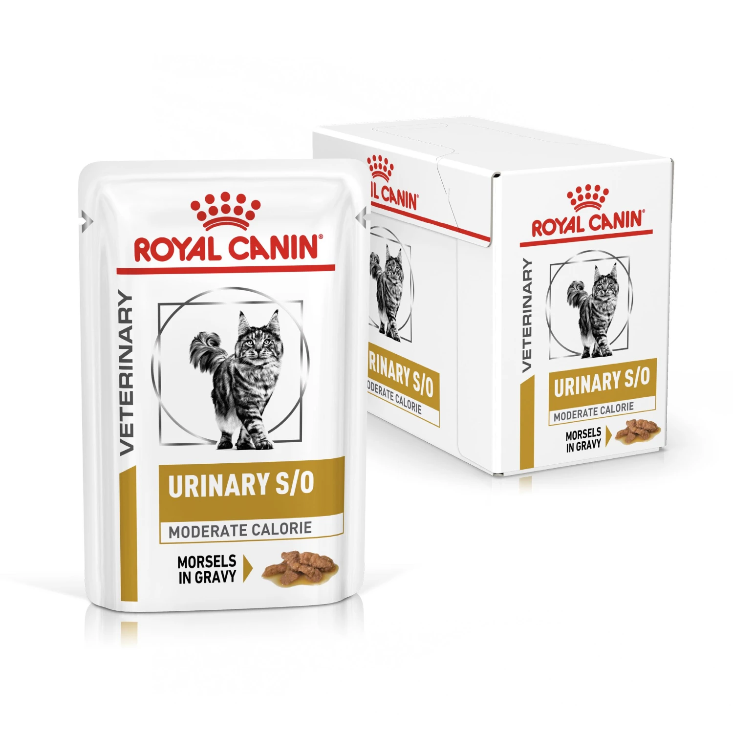Royal Canin Veterinary Diet Feline Adult Urinary Moderate Calorie In Gravy Wet Cat Food Pouches- 48 X 85g 4 Royal Canin Veterinary Diet Feline Adult Urinary Moderate Calorie In Gravy Wet Cat Food Pouches- 48 X 85g - Image 2