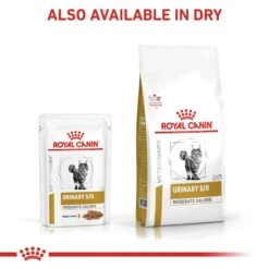 Royal Canin Veterinary Diet Feline Adult Urinary Moderate Calorie In Gravy Wet Cat Food Pouches- 48 X 85g 16 Royal Canin Veterinary Diet Feline Adult Urinary Moderate Calorie In Gravy Wet Cat Food Pouches- 48 X 85g -Cat Mania Shop Royal Canin Feline Urinary S O Moderate Calorie Wet Cat Food 48 x 100G vetshop 7
