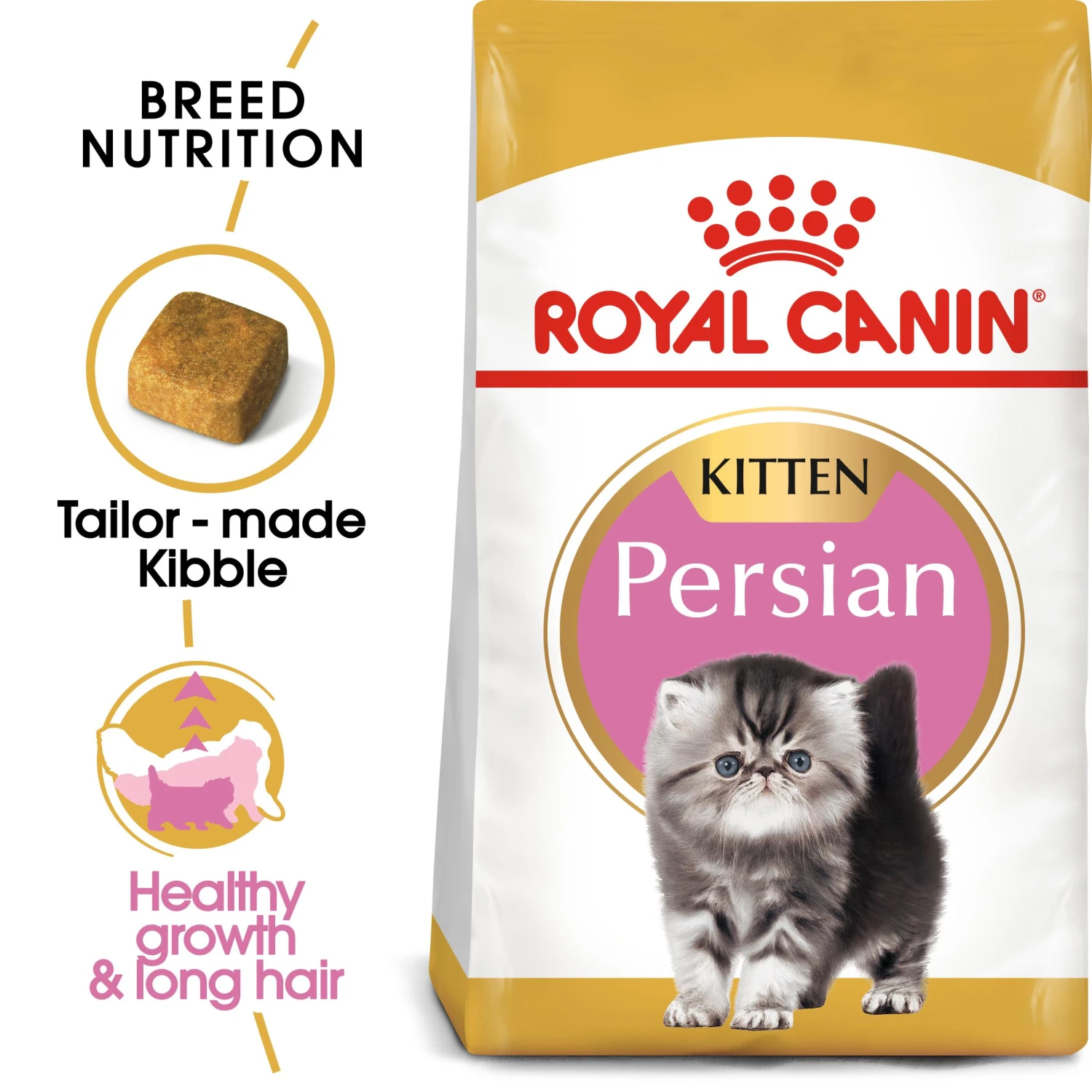 Royal Canin Kitten Persian Dry Cat Food - 4kg 3 Royal Canin Kitten Persian Dry Cat Food - 4kg