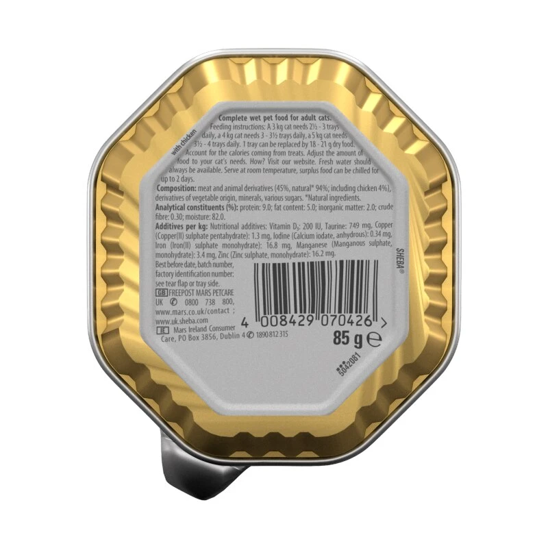 Sheba Select Slices Chicken In Gravy Wet Cat Food Trays - 22 X 85g 6 Sheba Select Slices Chicken In Gravy Wet Cat Food Trays - 22 X 85g - Image 4