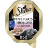 Sheba Tender Fine Flakes Salmon In Jelly Wet Cat Food Trays - 22 X 85g -Cat Mania Shop Sheba Tender Salmon Pieces in Jelly 18 Pack 85g vetshop 1