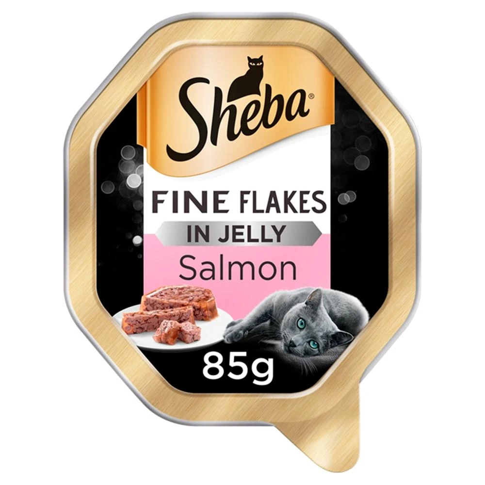 Sheba Tender Fine Flakes Salmon In Jelly Wet Cat Food Trays - 22 X 85g 4 Sheba Tender Fine Flakes Salmon In Jelly Wet Cat Food Trays - 22 X 85g - Image 2
